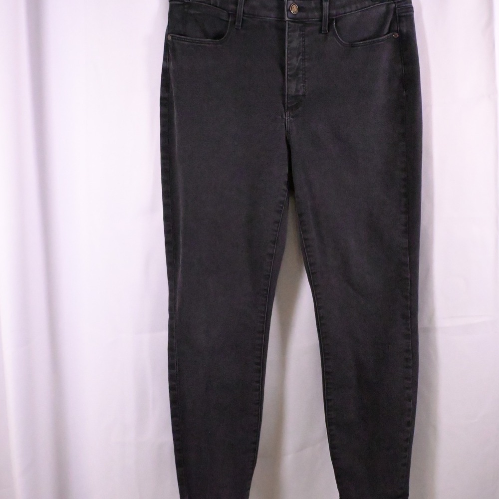 Talbots Charcoal Gray Curvy Fit 5-Pocket High Rise Jeggings Women's‎ 12 33x27.5